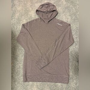 Fabletics Men's Heathered Brown Hoodie